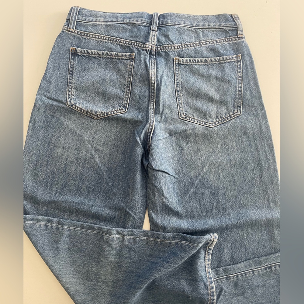 Banana Republic Factory Wide Leg Medium Wash Jen’s 30/10 - Picture 12 of 14